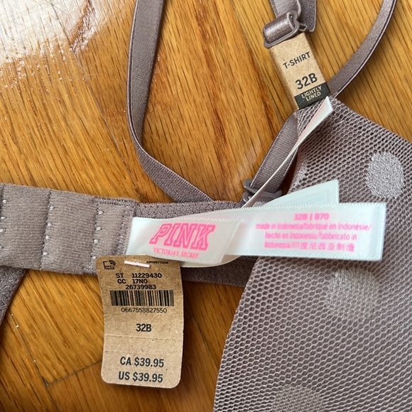 VS Pink Lightly Lined T-Shirt Bra - Picture 2 of 2